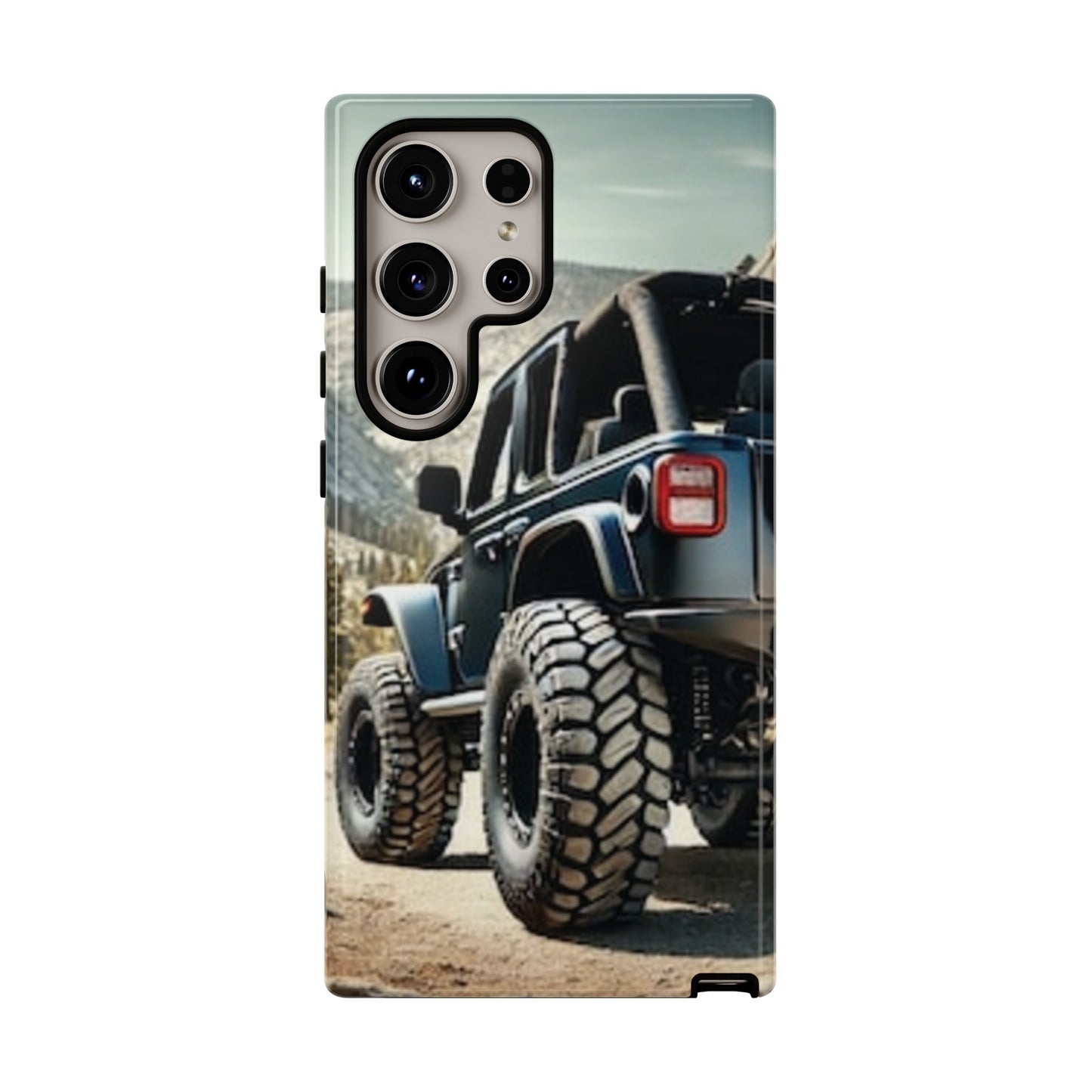 Blue Jeep Protective Phone Case