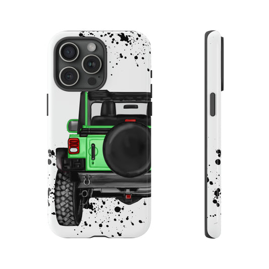 Off Road Life Green Protective Case for Iphone, Google and Samsung