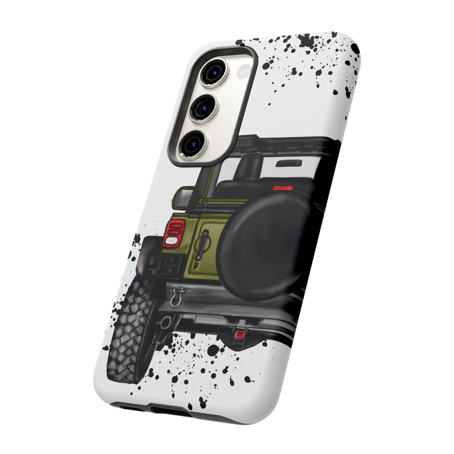 Off Road Life Army Green Protective Case for Iphone, Google and Samsung