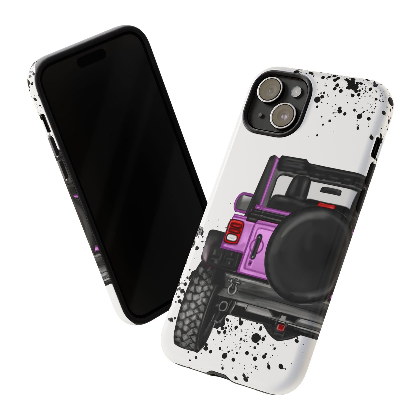 Off Road Life Pink/Light Purple Protective Case for Iphone, Google and Samsung