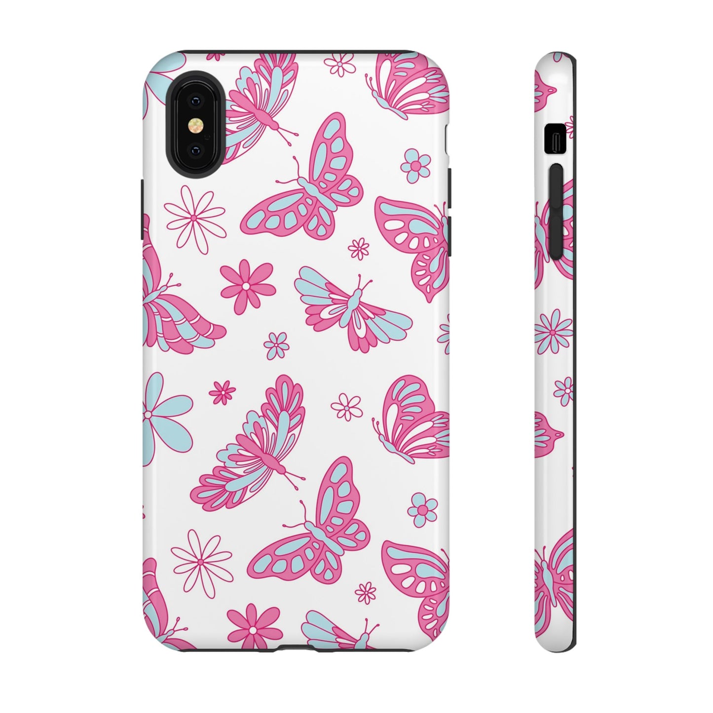 Pastel Butterflies Protective Phone Case