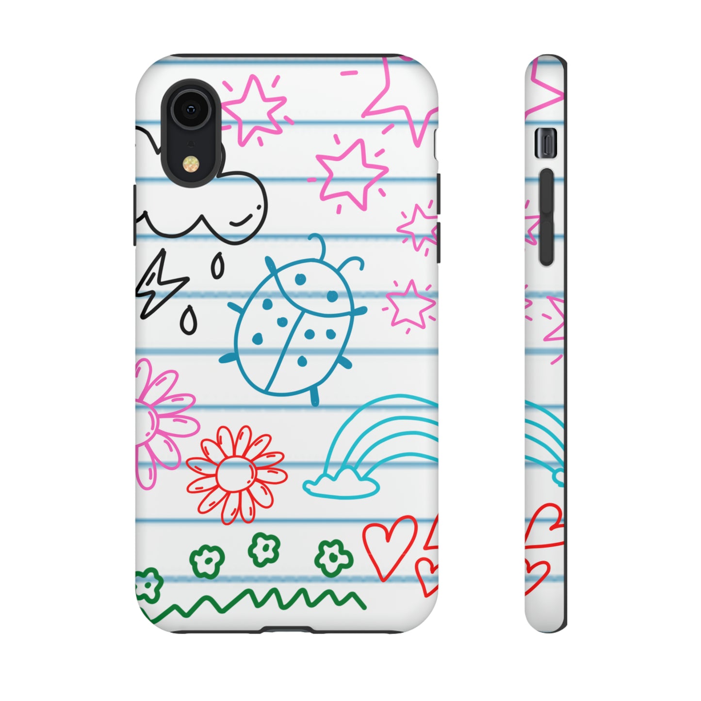 Kid Doodles Protective Phone Case for IPhone, Google and Samsung phones