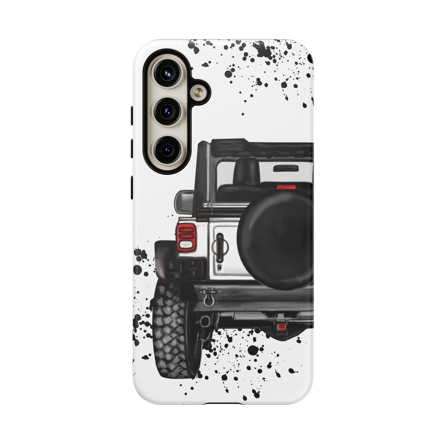 Off Road Life White Protective Case for Iphone, Google and Samsung