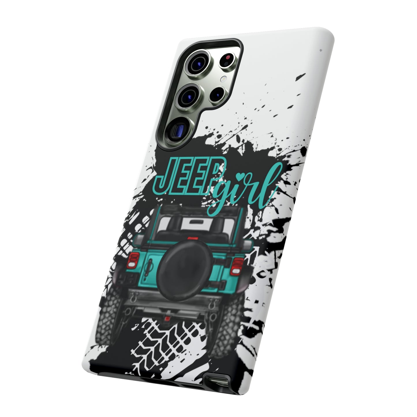 Off Road Girl Turquoise Tough Cases