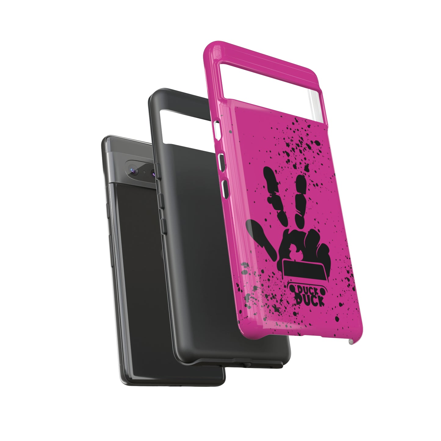 Duck Duck Hot Pink Protective Phone Case for IPhone, Samsung and Google Phone