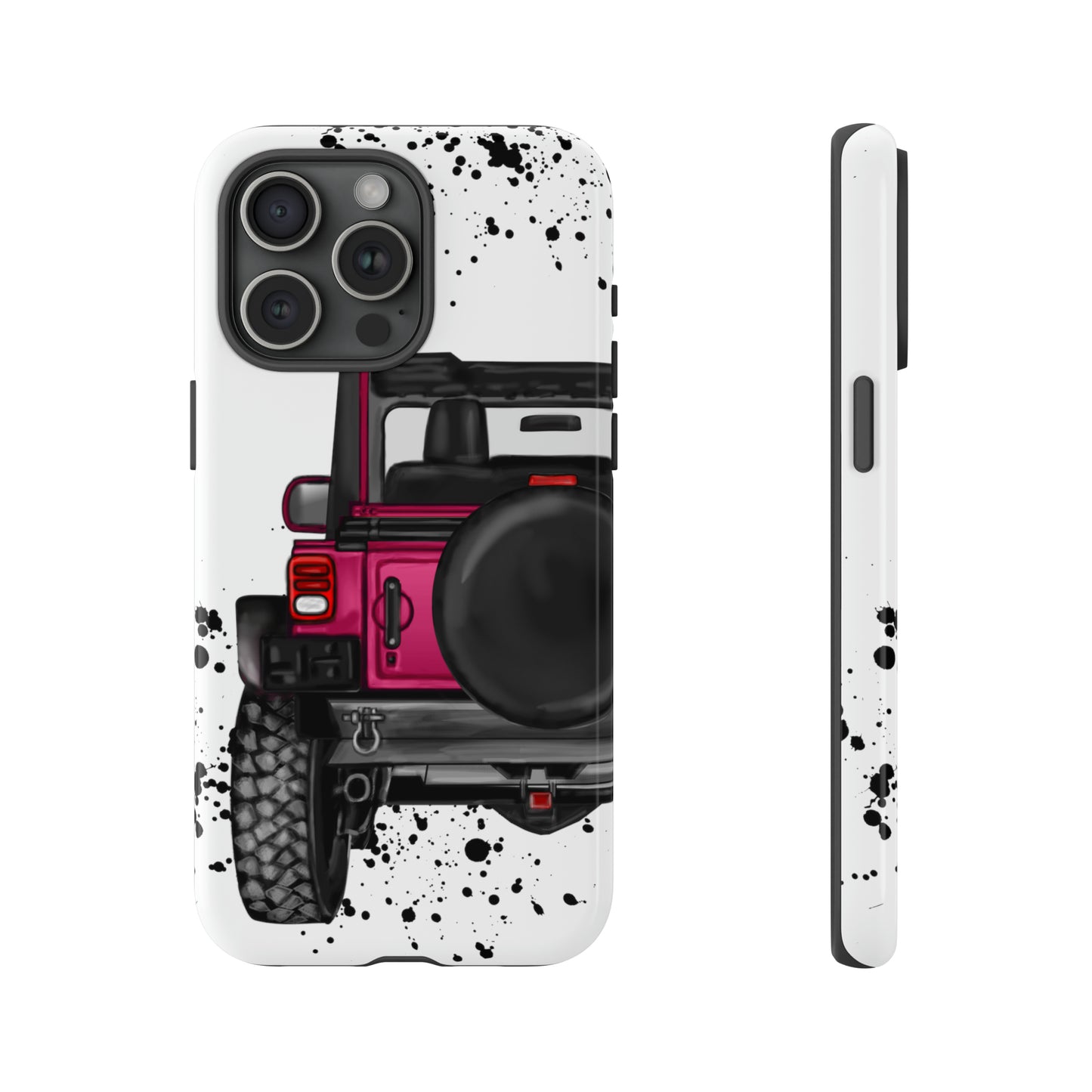 Off Road Life Dark Pink Protective Case for Iphone, Google and Samsung