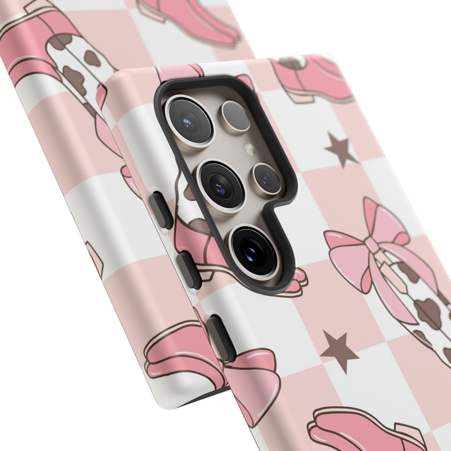 Cowboy Boots and Bows Protective Phone Case