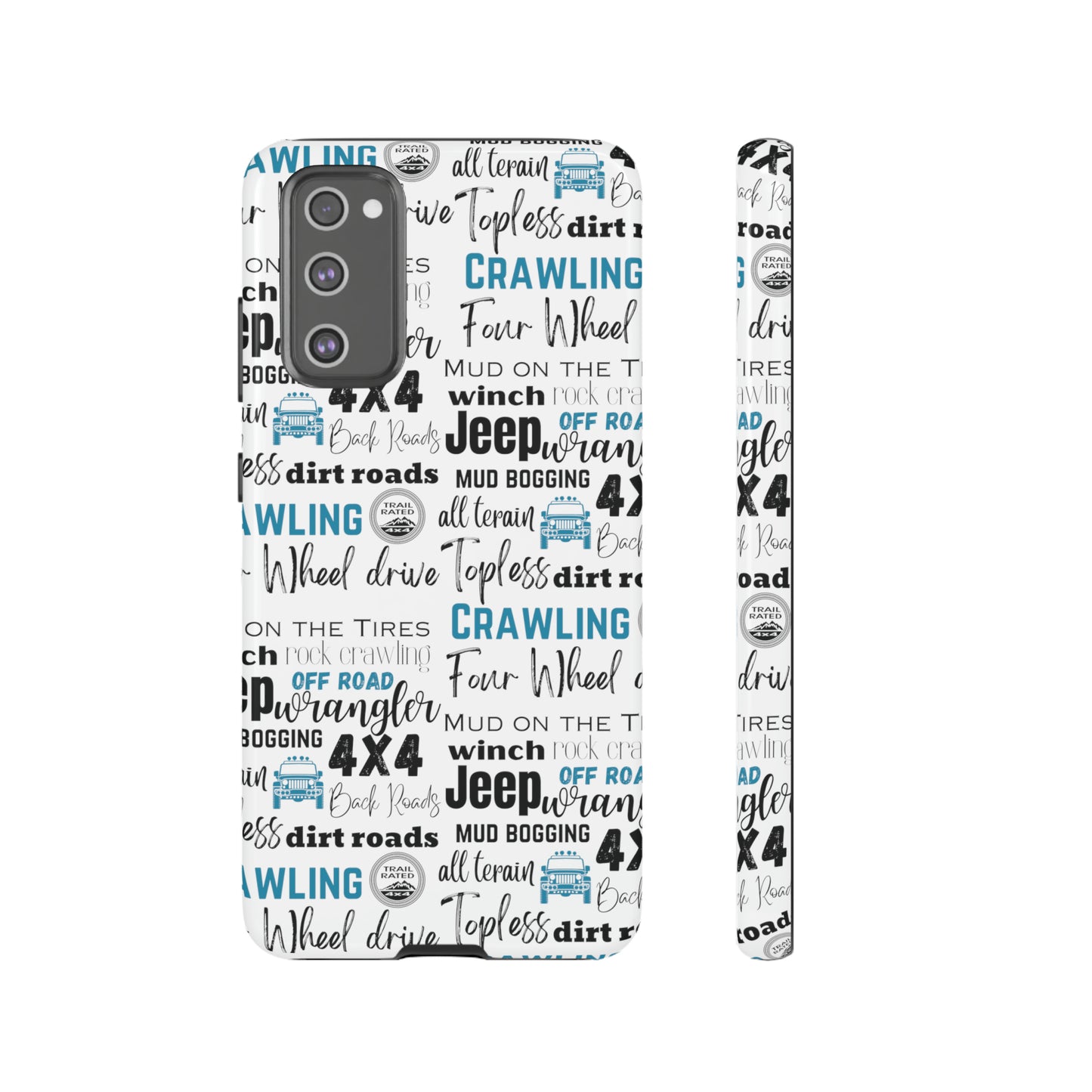 Off Road Subway Art Turquoise Protective Phone Case for Iphone, Samsung and Google Phones