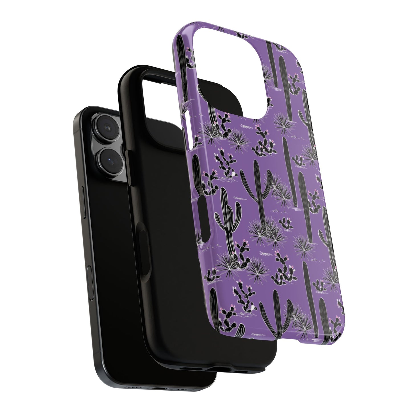Purple Cactus Love Phone Case