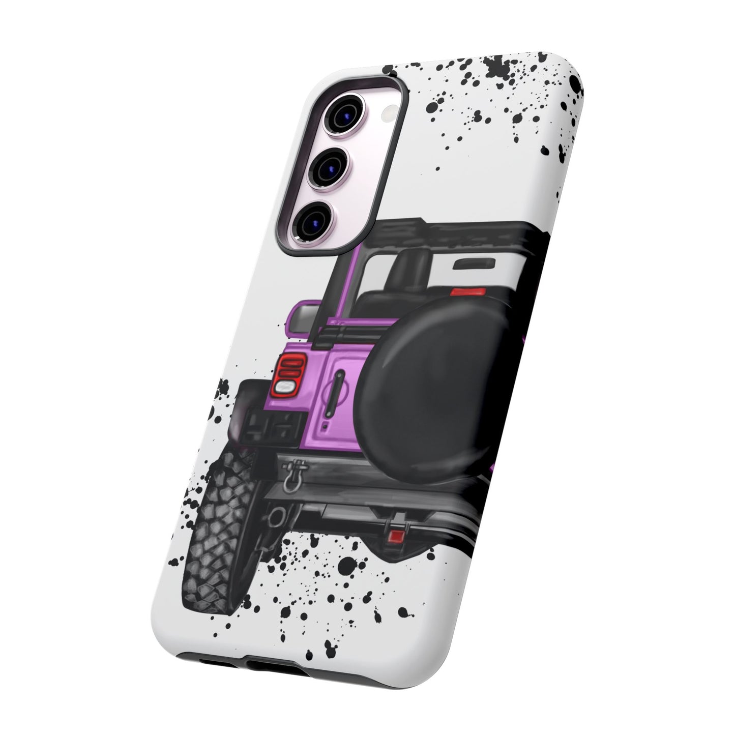 Off Road Life Pink/Light Purple Protective Case for Iphone, Google and Samsung
