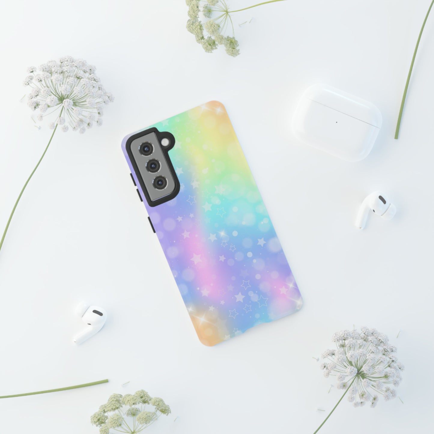 Ombre Star Protective Phone Case for IPhone, Google and Samsung Phones