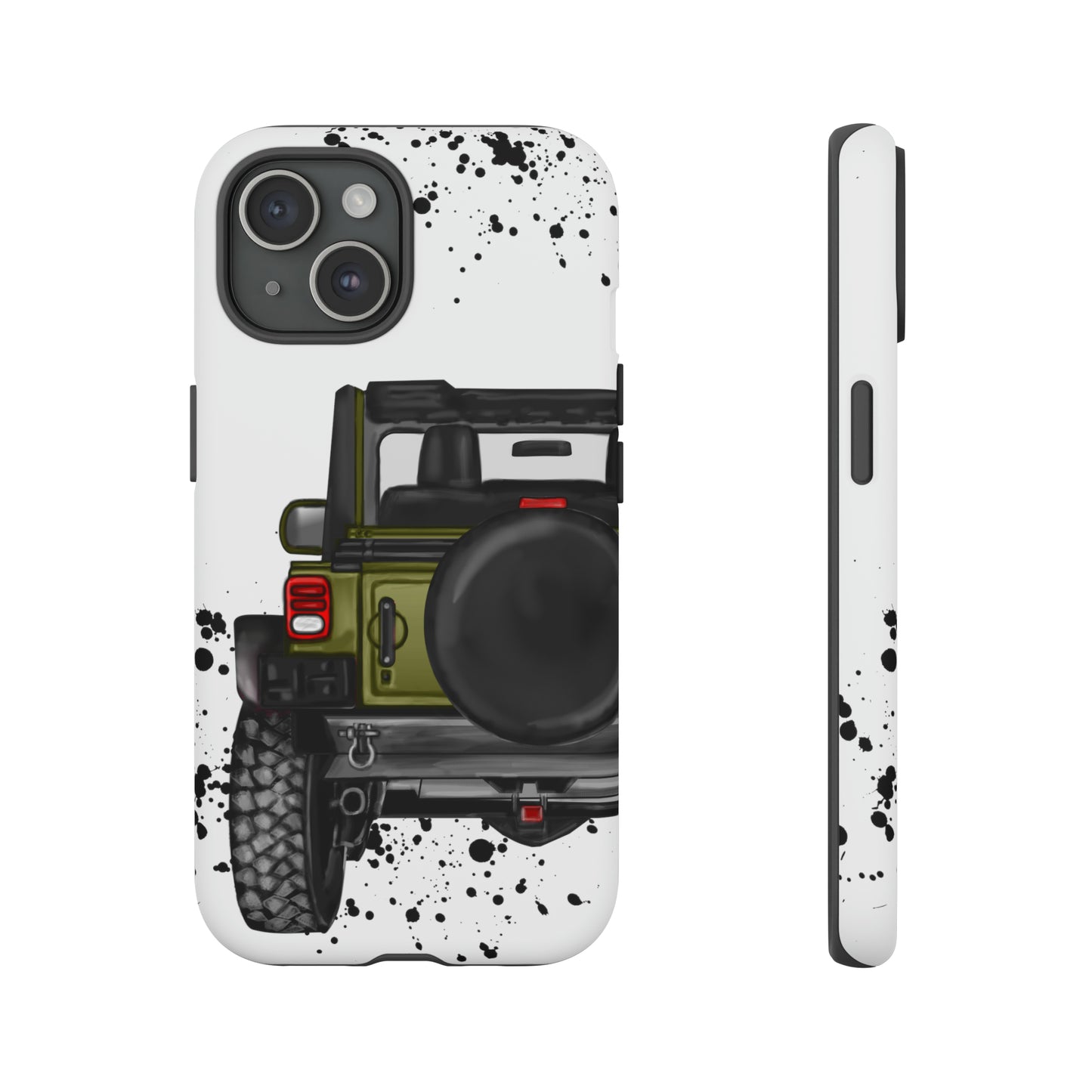 Off Road Life Army Green Protective Case for Iphone, Google and Samsung