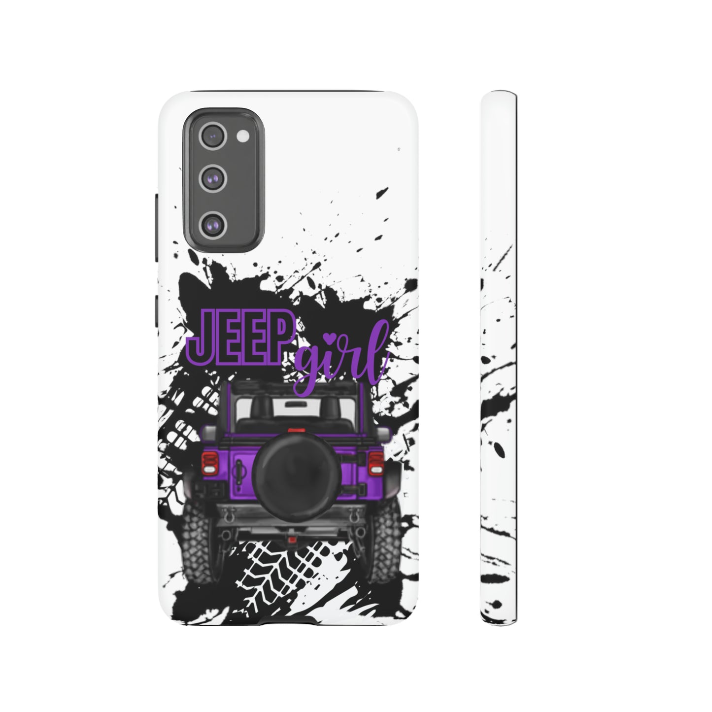 Off Road Girl Purple Tough Cases