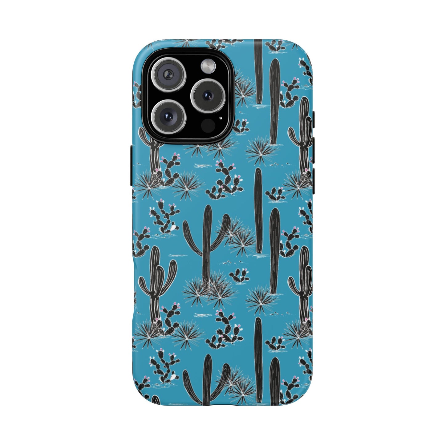 Turquoise Cactus Love Phone Case