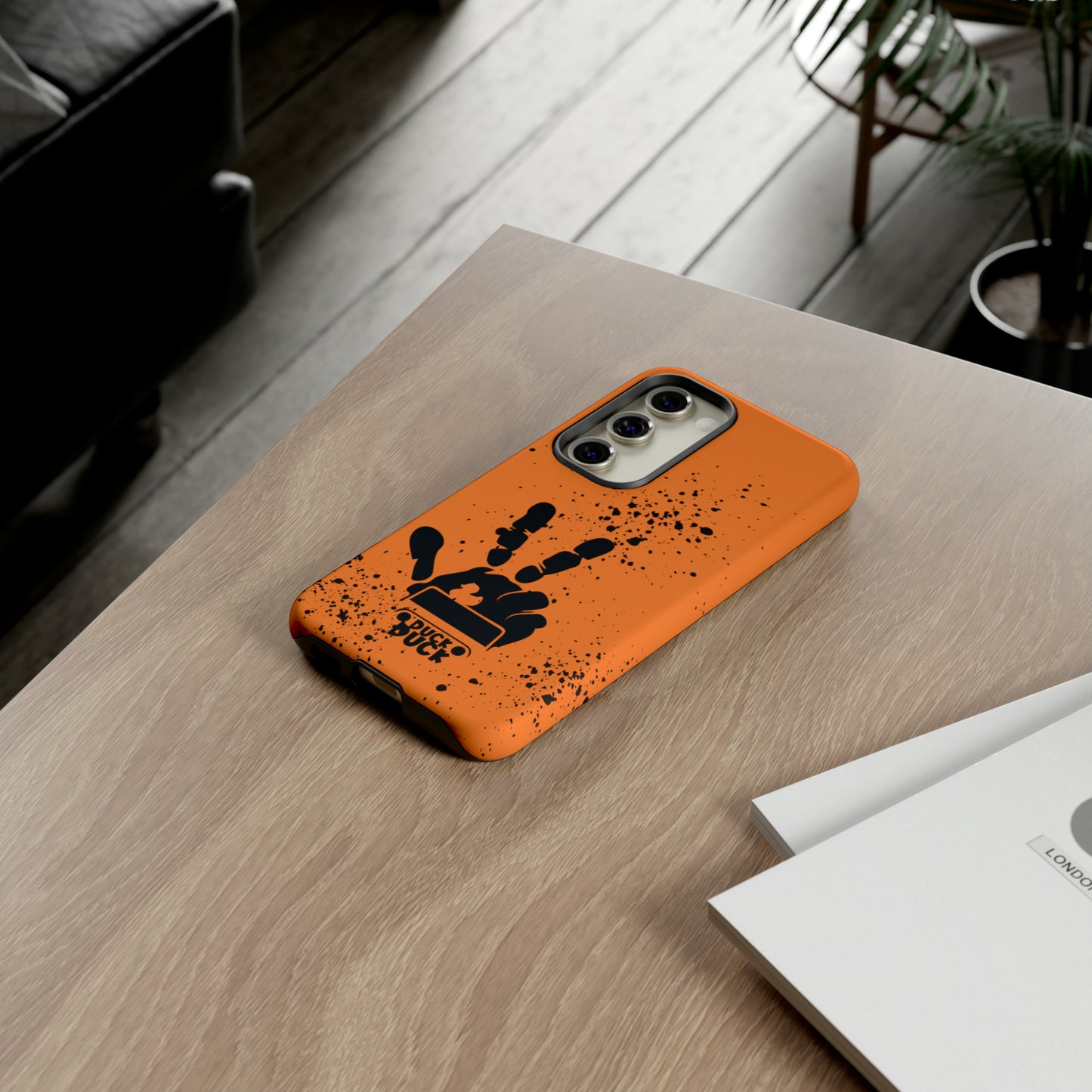 Duck Duck Orange Protective Phone Case for IPhone, Samsung and Google Phones