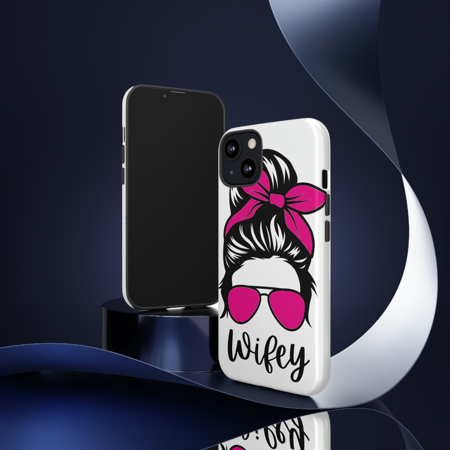 Pink Wifey Protective Case for IPhone, Samsung and Google