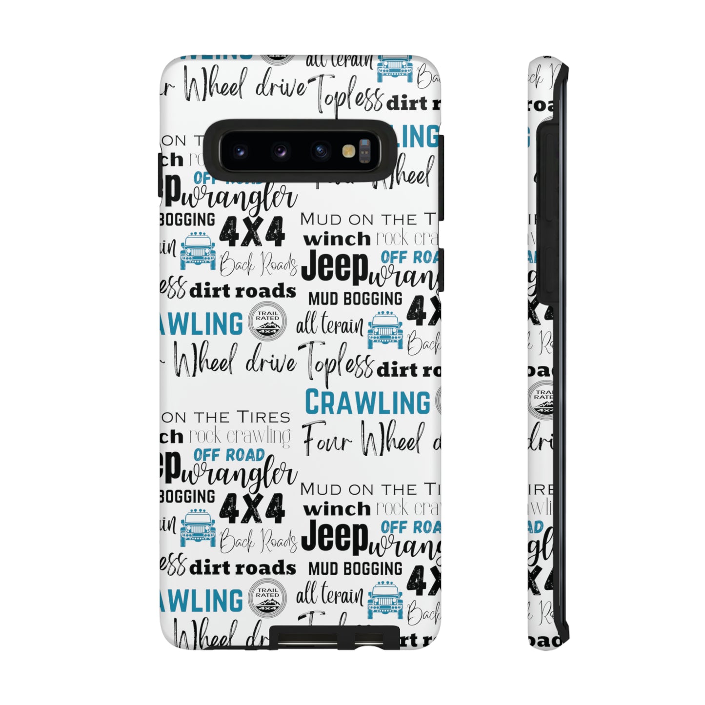 Off Road Subway Art Turquoise Protective Phone Case for Iphone, Samsung and Google Phones