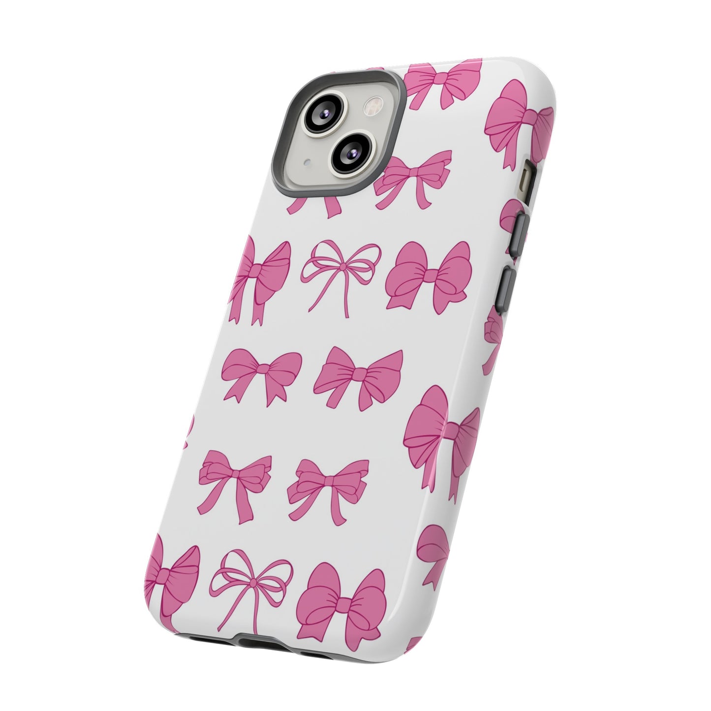 Pink Bows Protective Phone Case for Iphone, Samsung and Google Phones