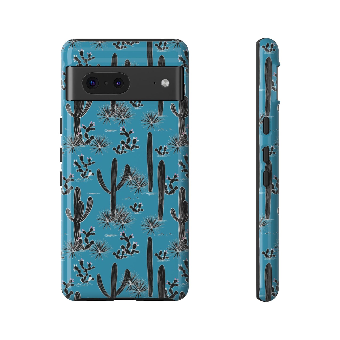 Turquoise Cactus Love Phone Case