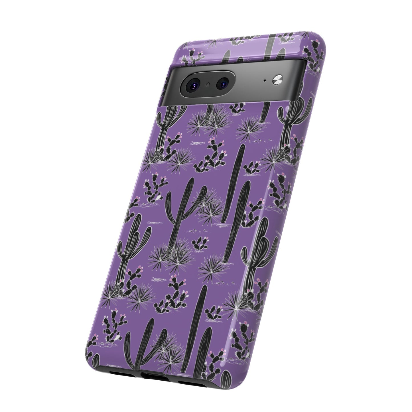 Purple Cactus Love Phone Case