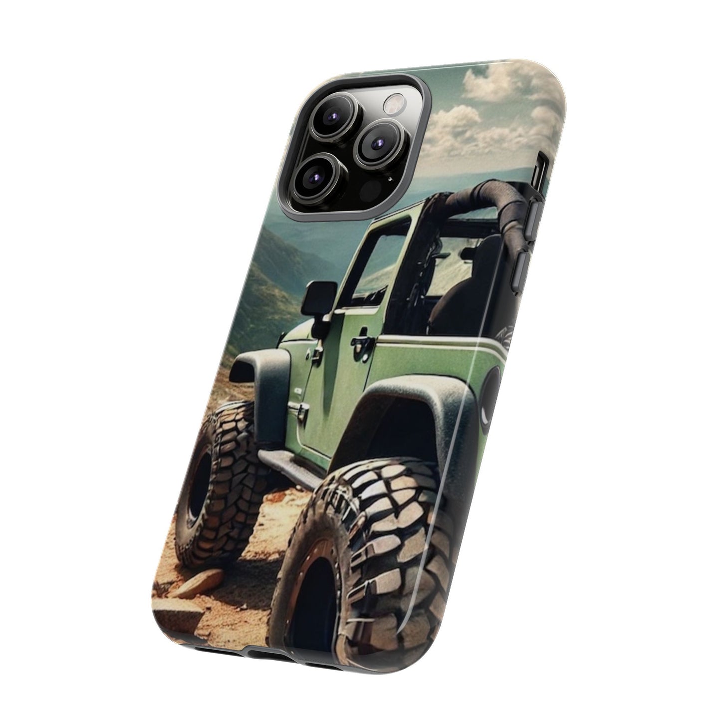 Green Off Road Protective Phone Case