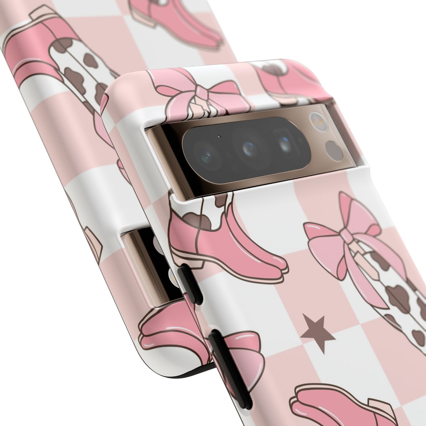 Cowboy Boots and Bows Protective Phone Case