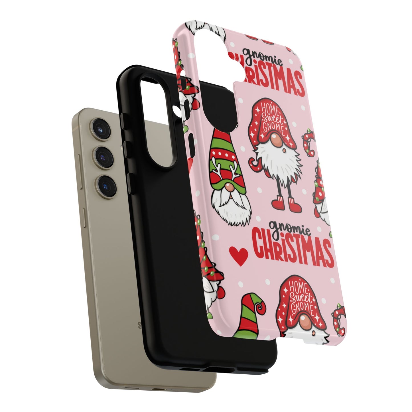 Gnomie Christmas Wrangler Protective Phone Case for Iphone, Samsung and Google Phones