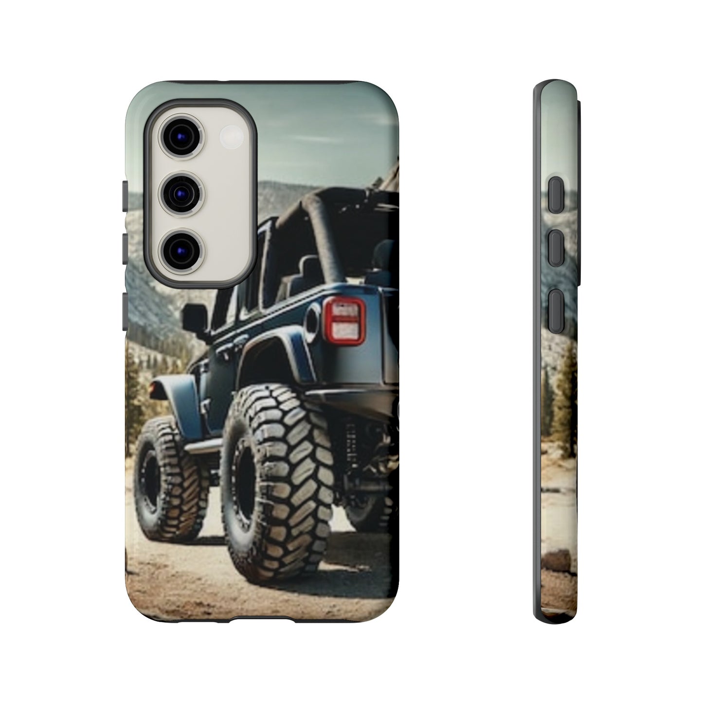 Blue Jeep Protective Phone Case