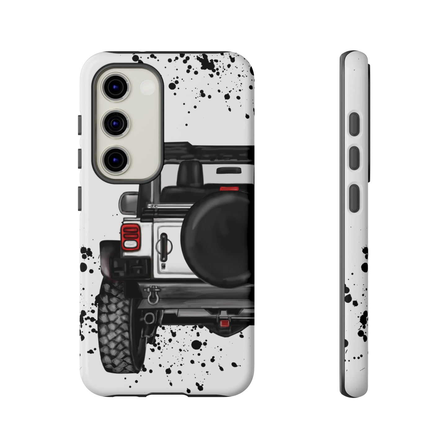 Off Road Life White Protective Case for Iphone, Google and Samsung