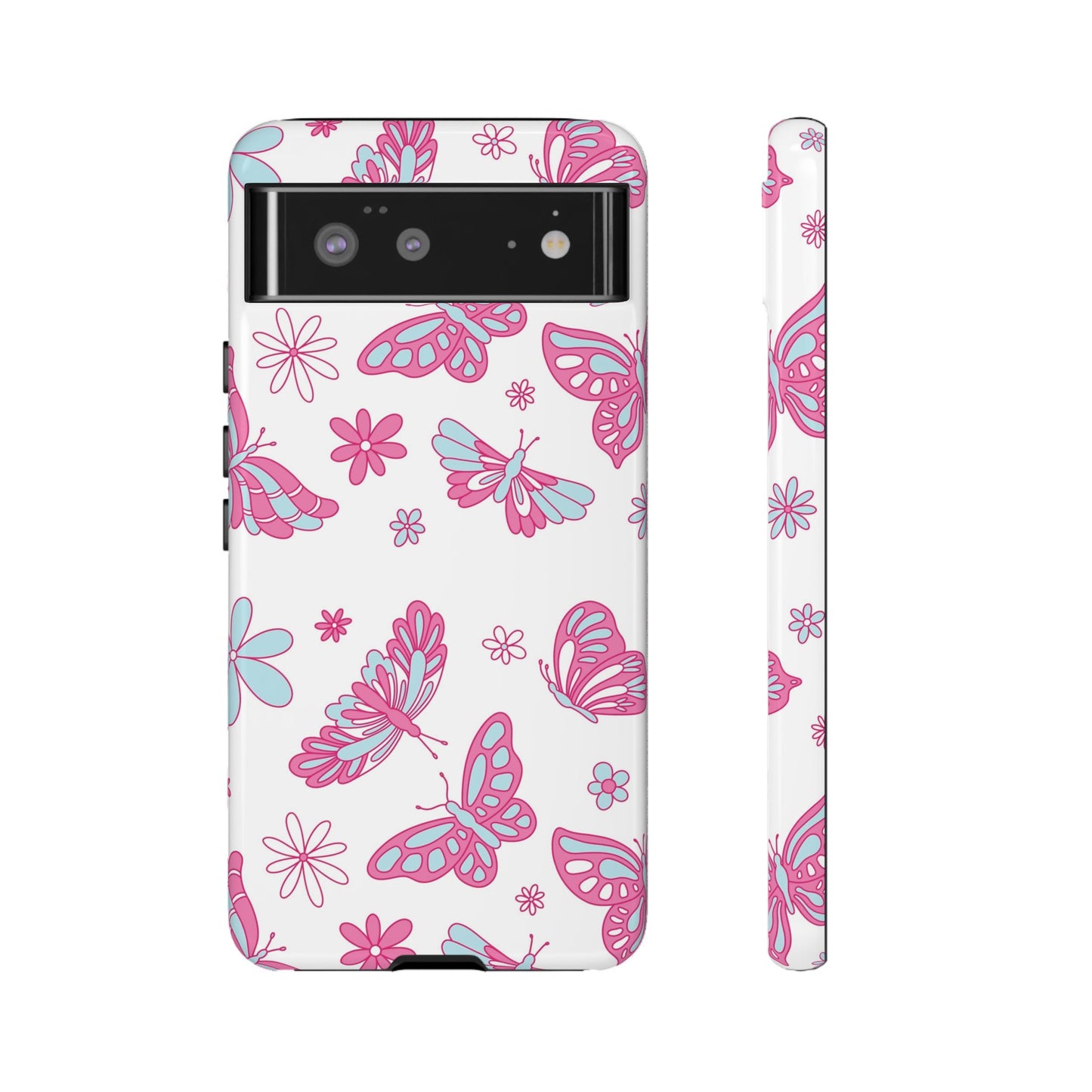 Pastel Butterflies Protective Phone Case