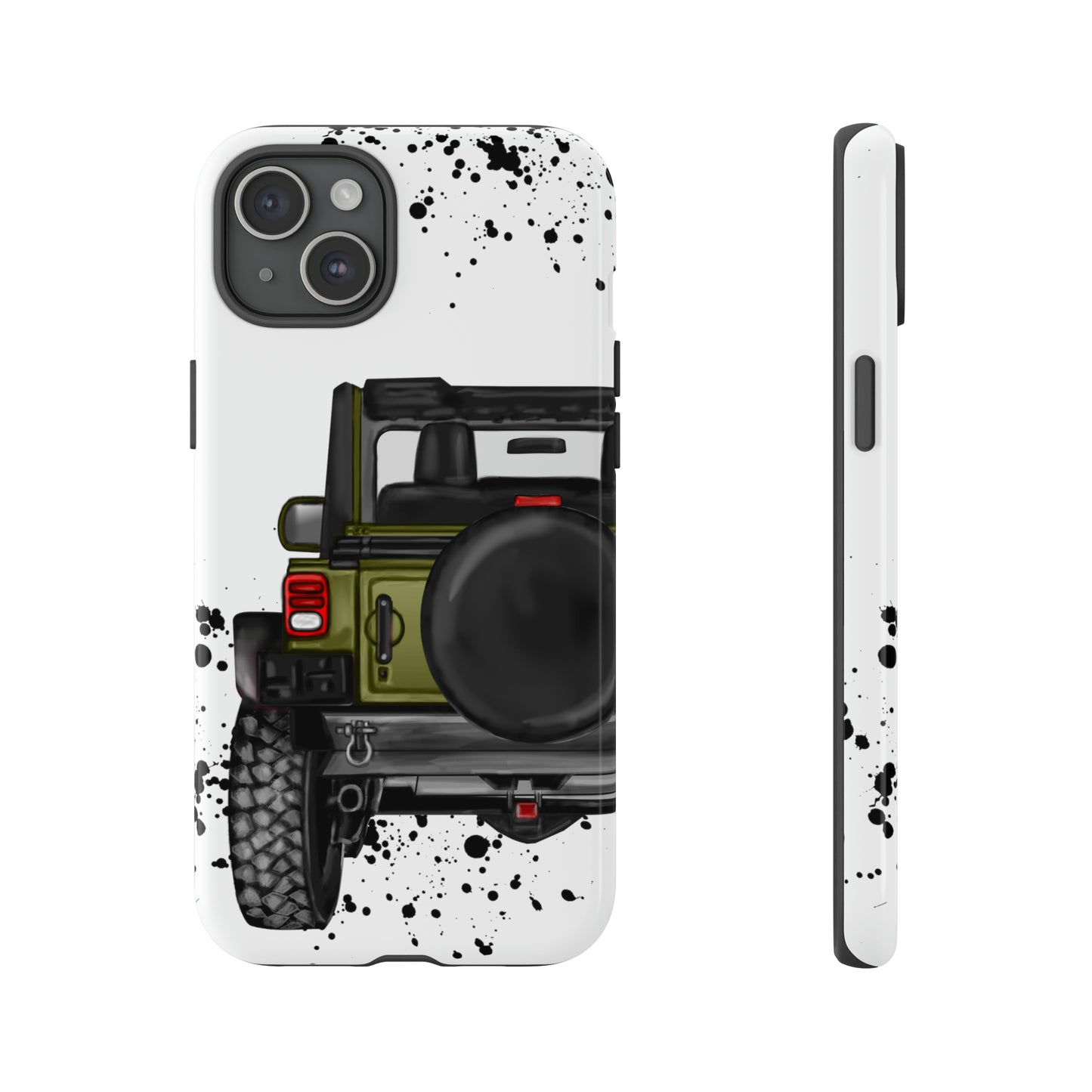 Off Road Life Army Green Protective Case for Iphone, Google and Samsung