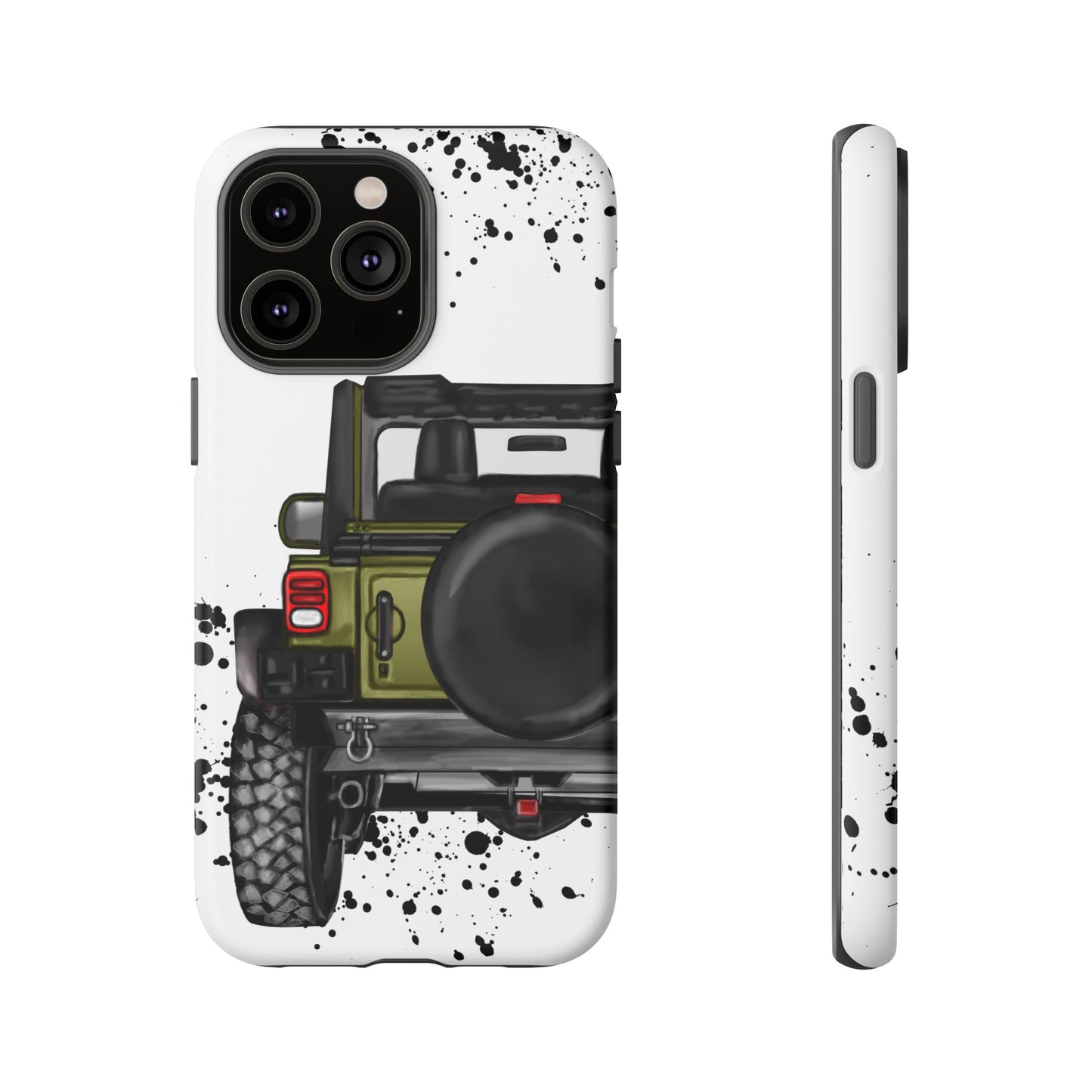 Off Road Life Army Green Protective Case for Iphone, Google and Samsung