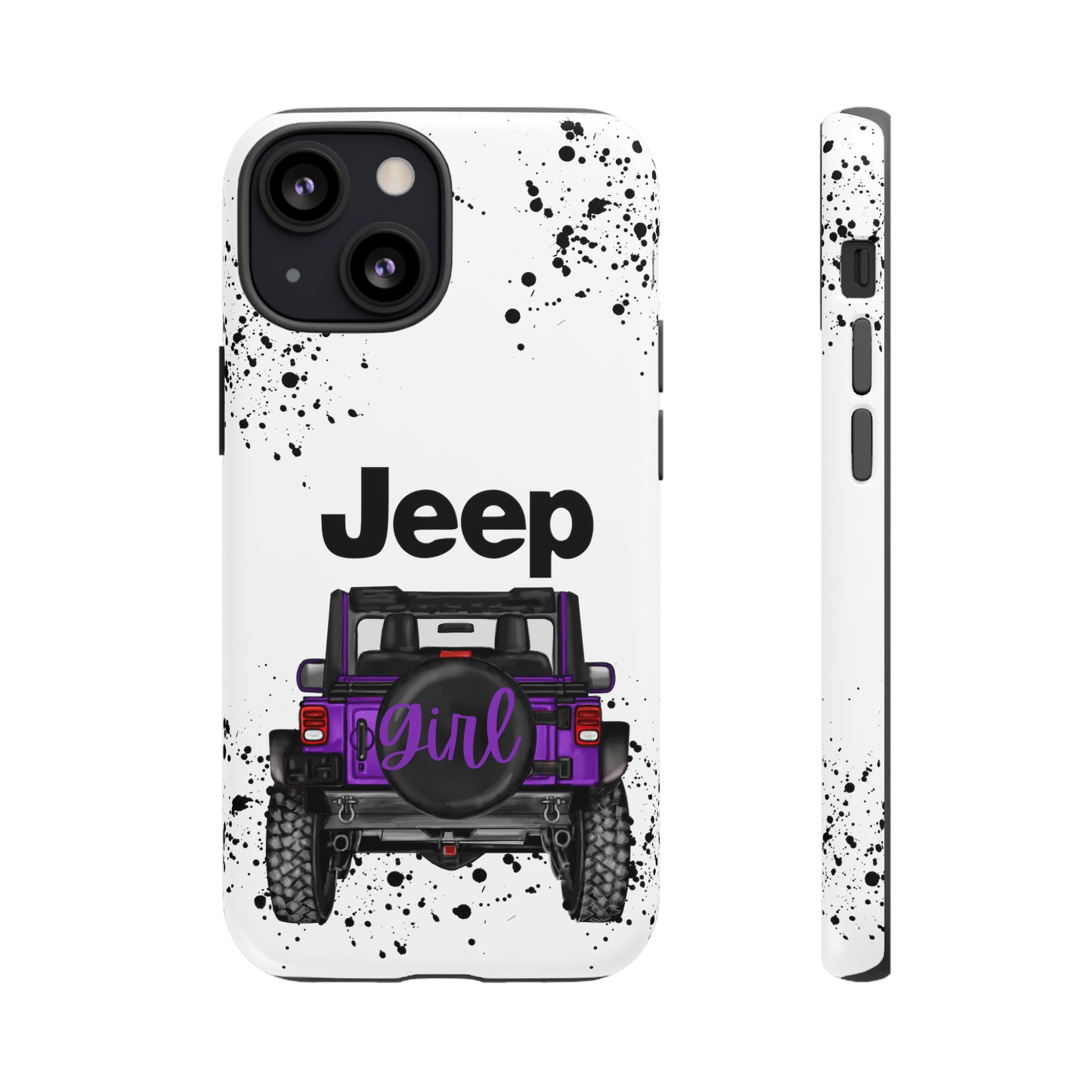 Off Road Girl Dark Purple Protective Case for Iphone, Google and Samsung Phones