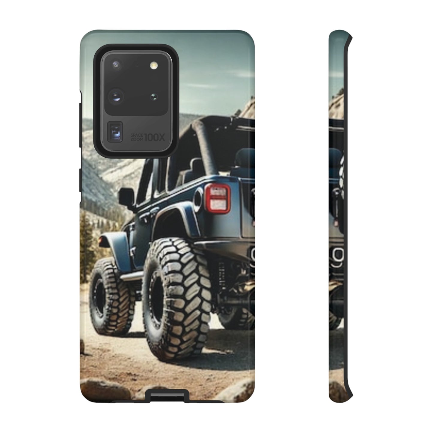 Blue Jeep Protective Phone Case