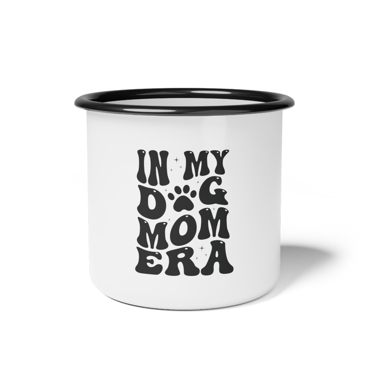 In My Dog Mom Era Enamel Camp Cup