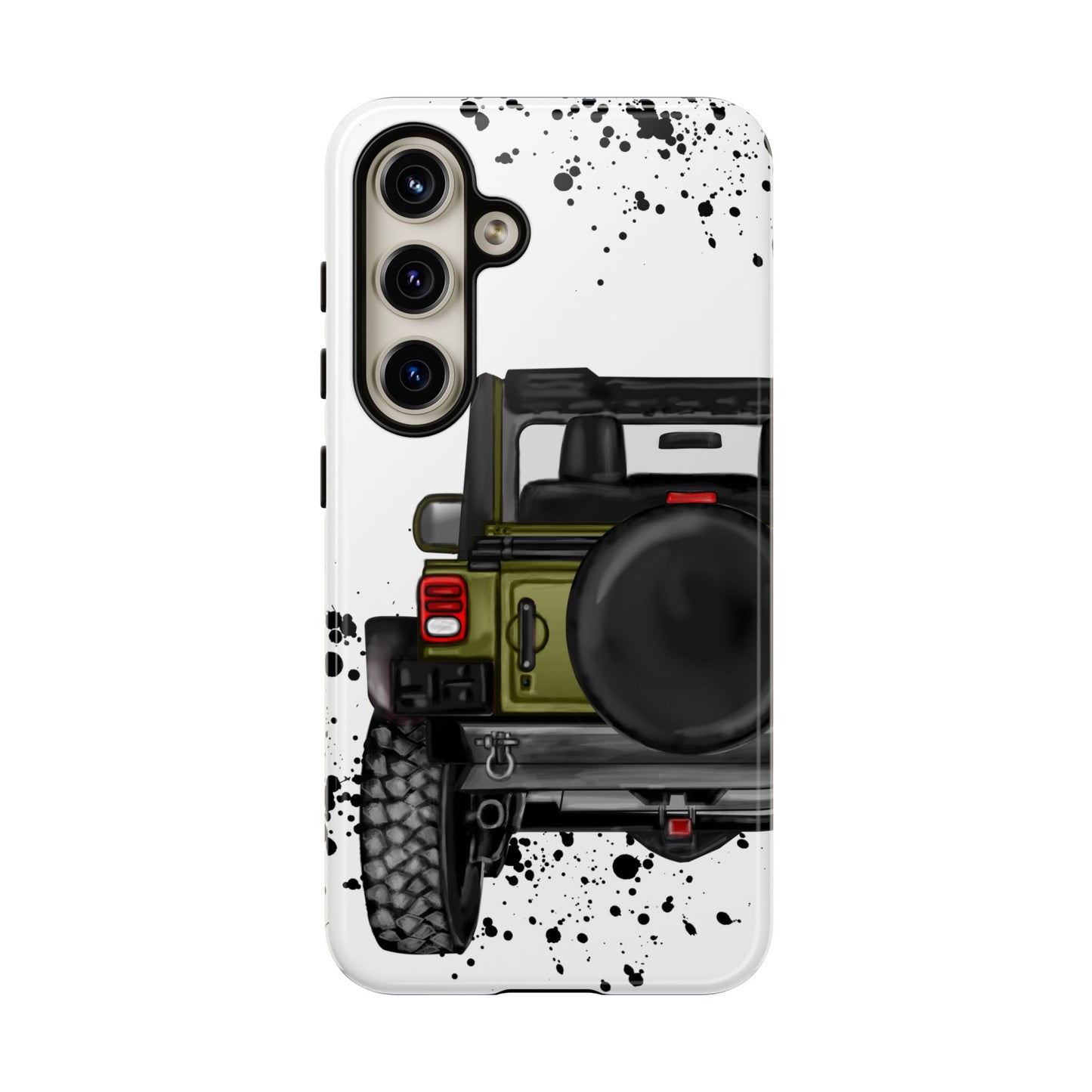 Off Road Life Army Green Protective Case for Iphone, Google and Samsung