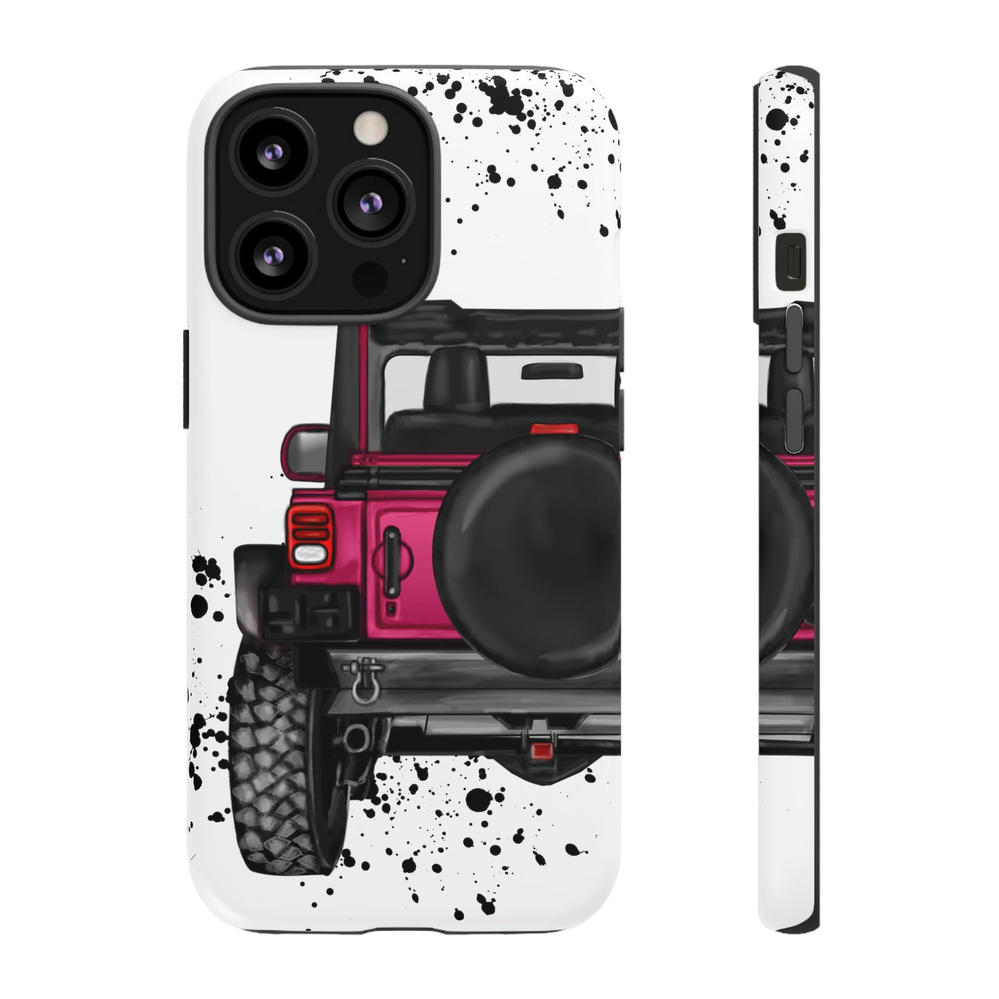 Off Road Life Dark Pink Protective Case for Iphone, Google and Samsung