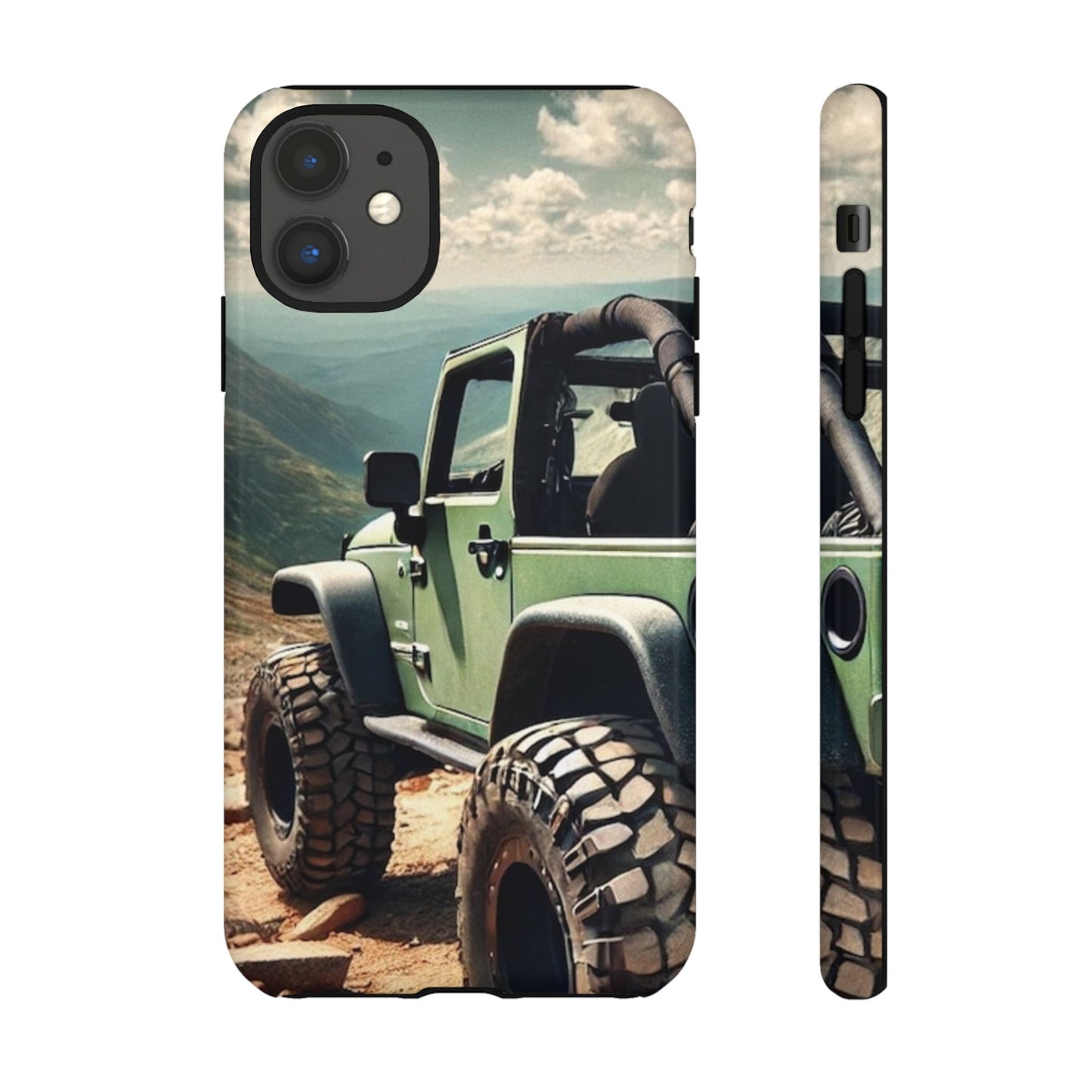 Green Off Road Protective Phone Case