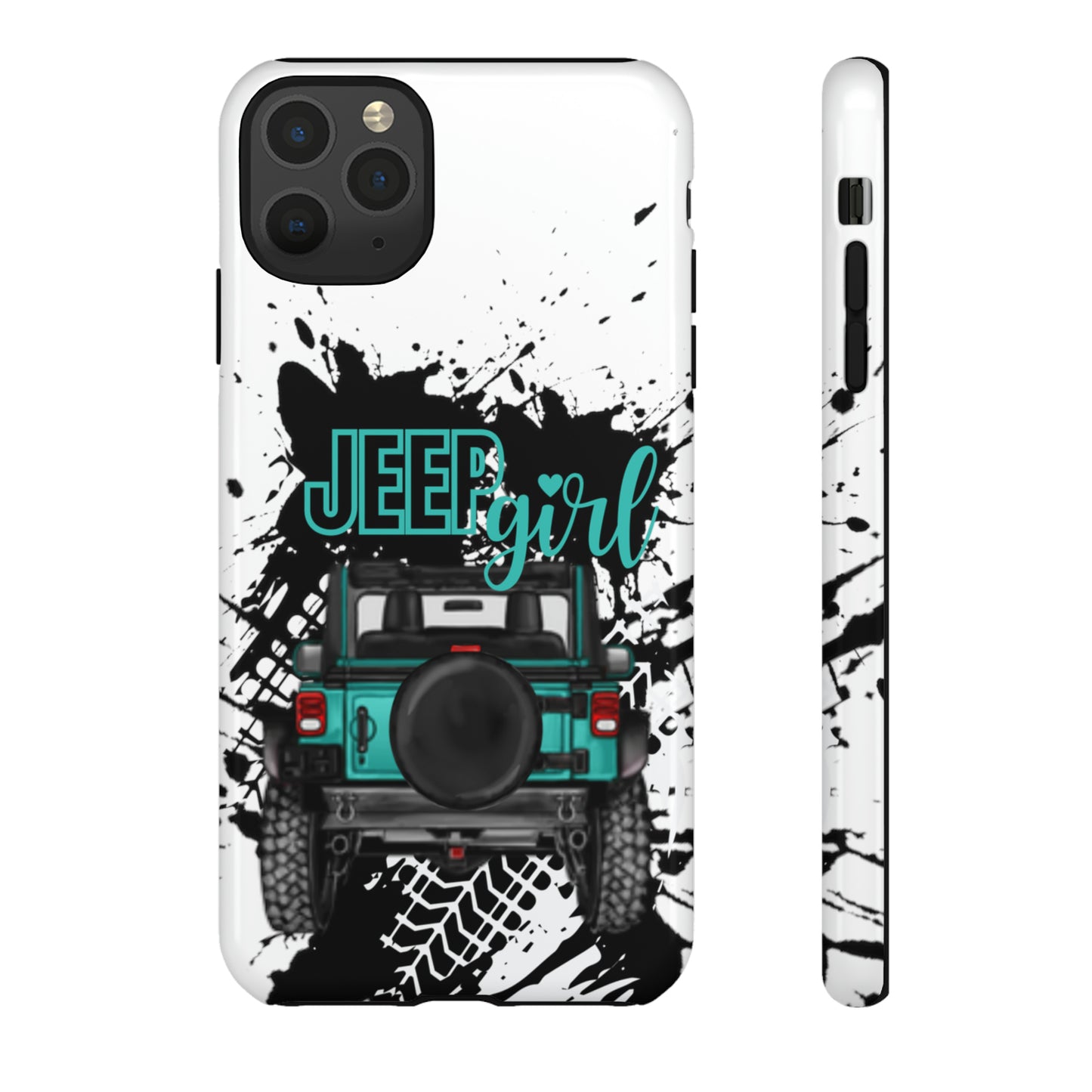 Off Road Girl Turquoise Tough Cases