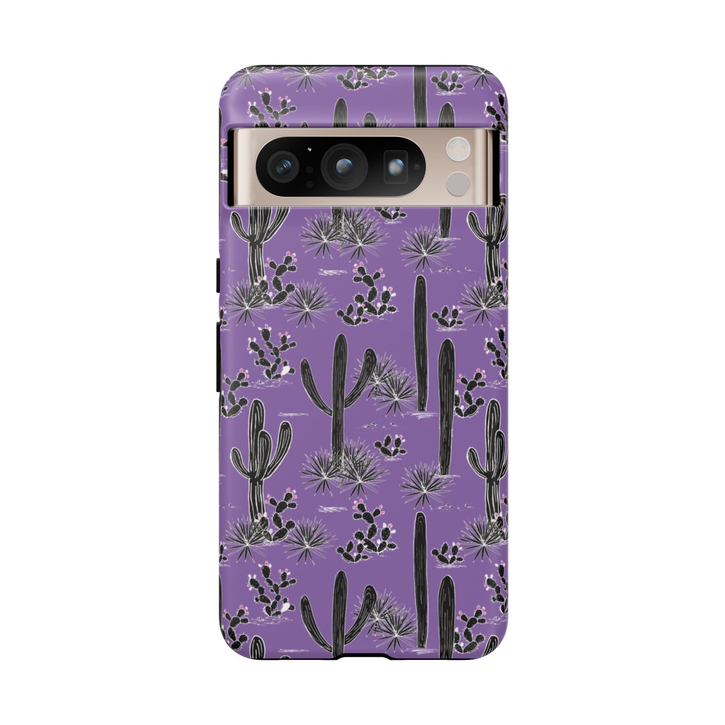 Purple Cactus Love Phone Case
