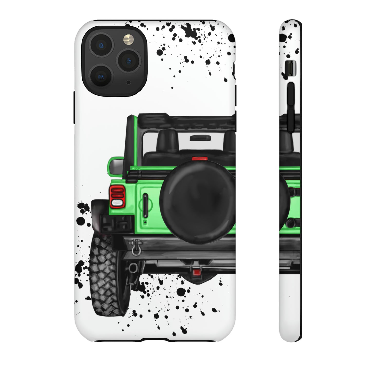 Off Road Life Green Protective Case for Iphone, Google and Samsung