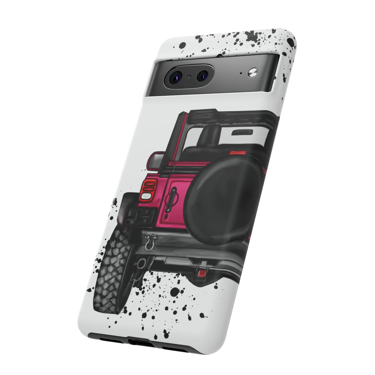 Off Road Life Dark Pink Protective Case for Iphone, Google and Samsung