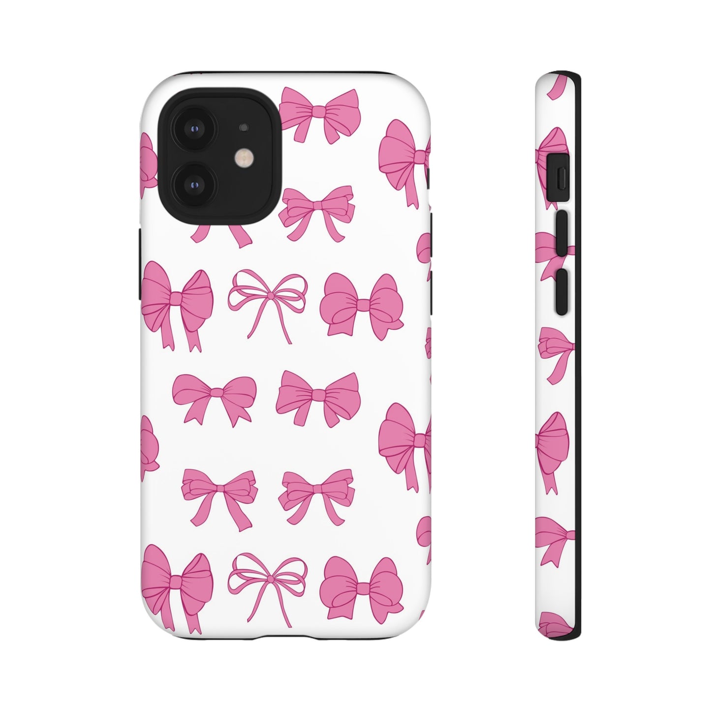 Pink Bows Protective Phone Case for Iphone, Samsung and Google Phones
