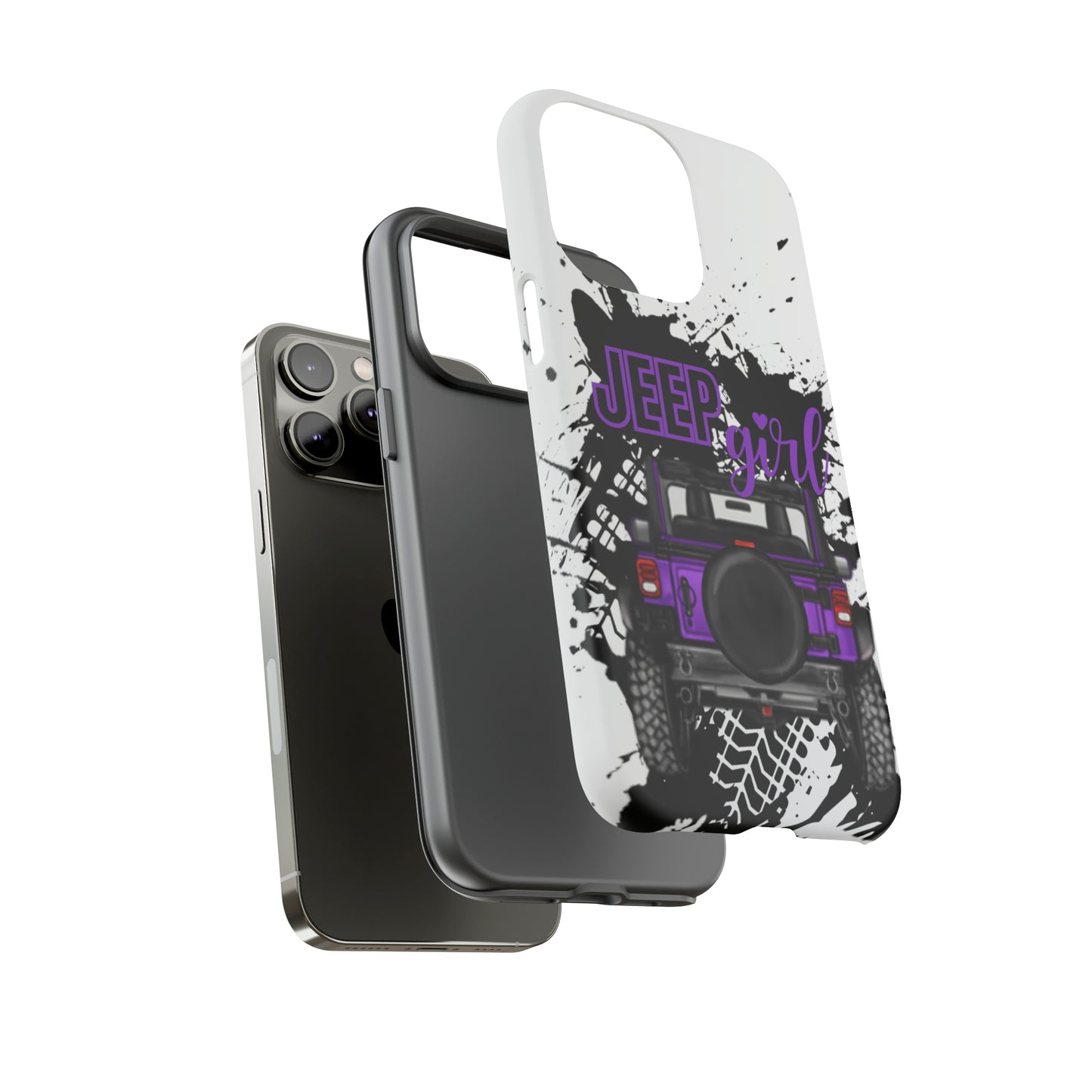 Off Road Girl Purple Tough Cases