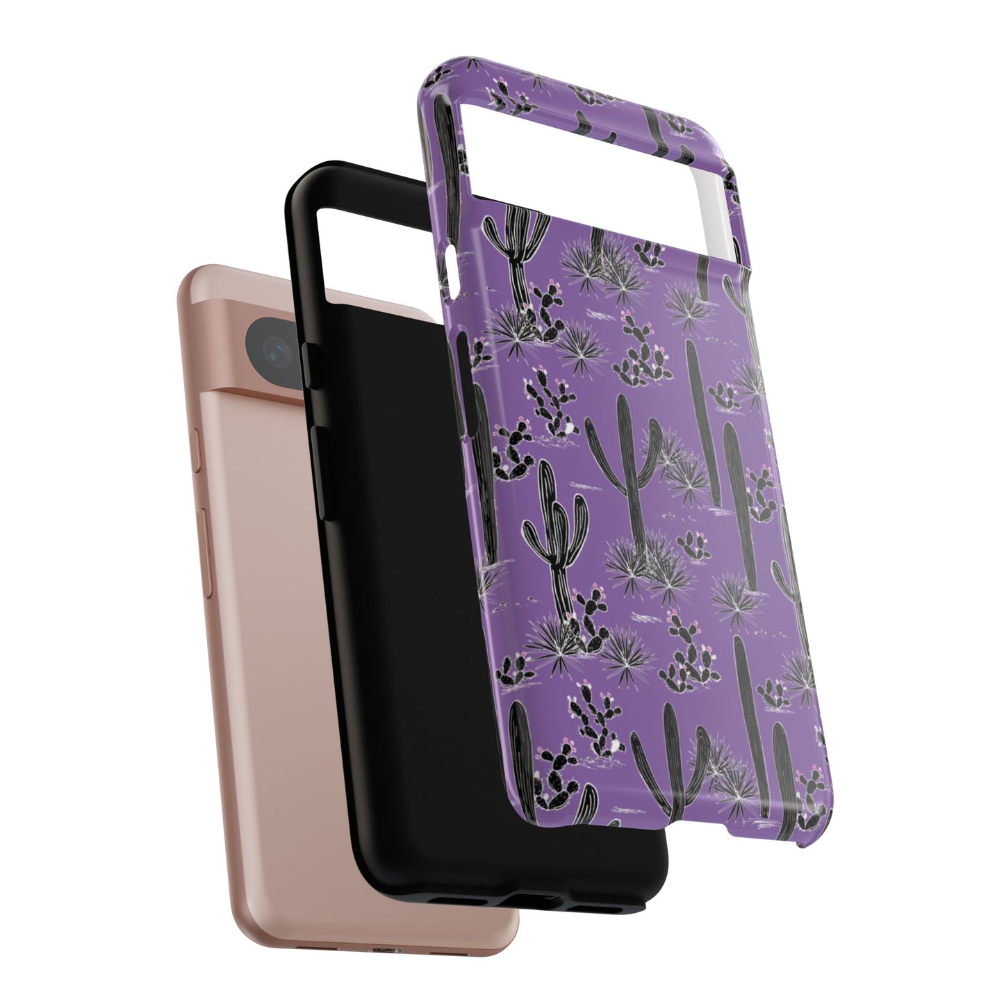 Purple Cactus Love Phone Case