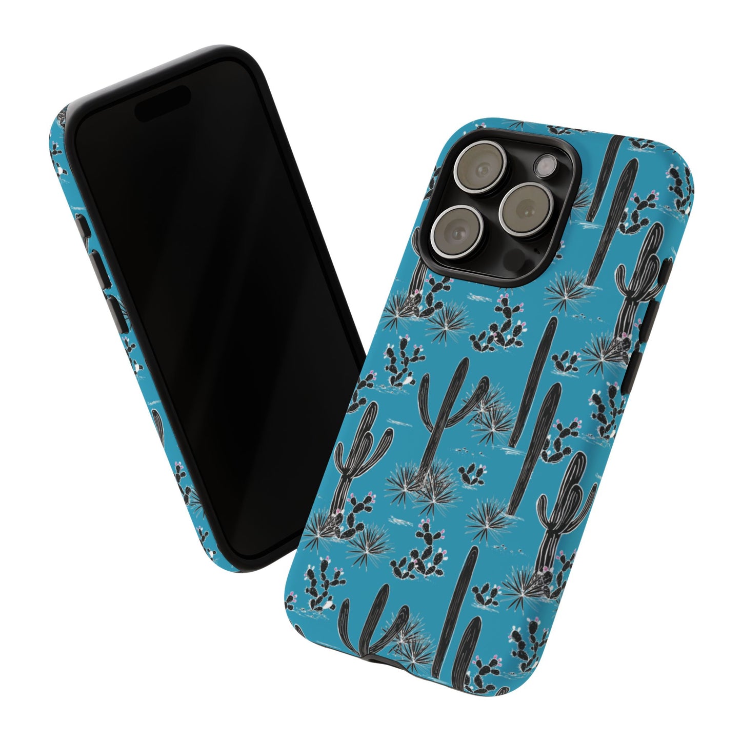 Turquoise Cactus Love Phone Case