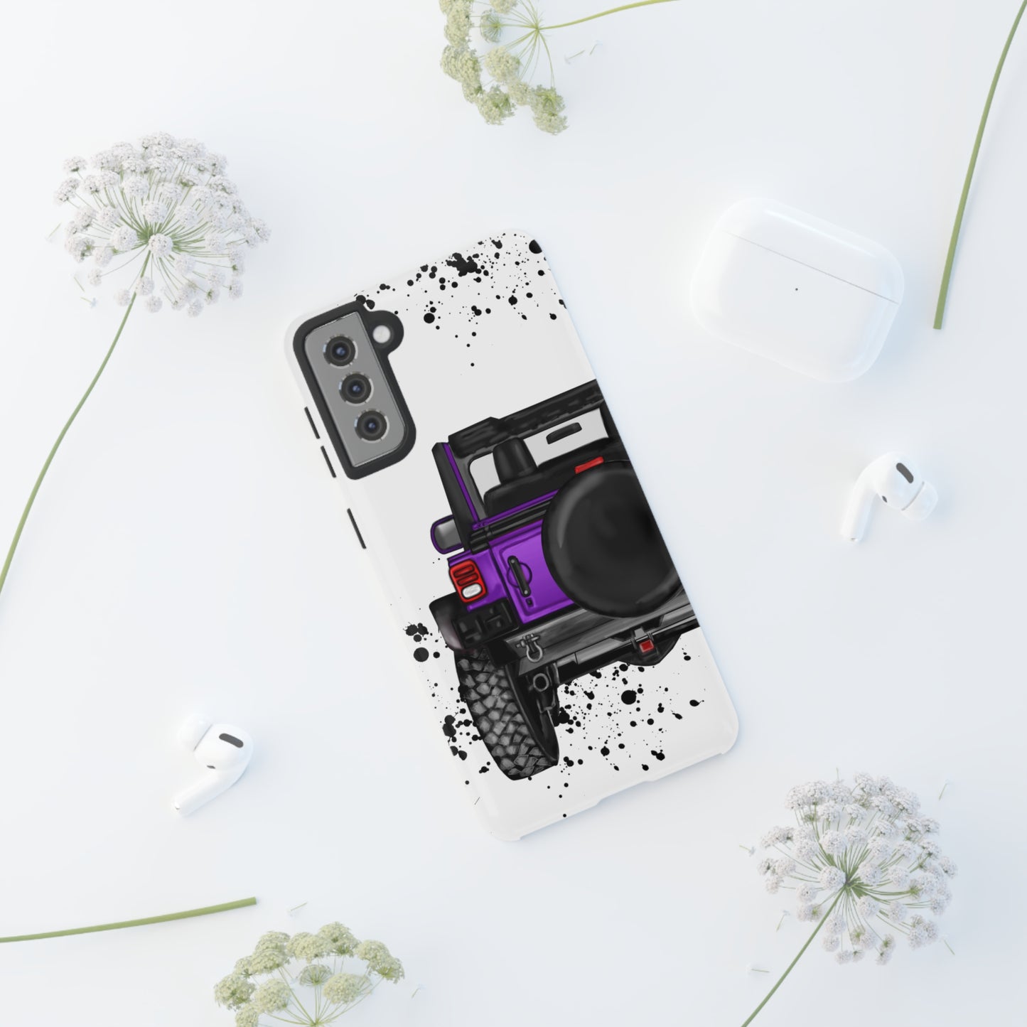 Off Road Life Purple Protective Case for Iphone, Google and Samsung