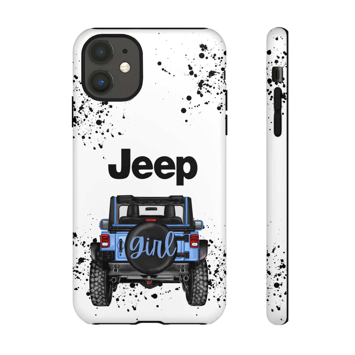 Off Road Girl Light Blue Protective Case for Iphone, Google and Samsung Phones