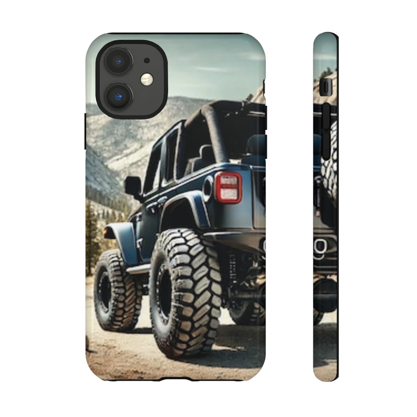 Blue Jeep Protective Phone Case