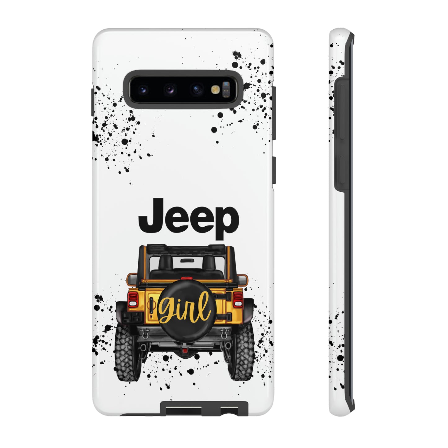 Off Road Girl Yellow Protective Case for Iphone, Google and Samsung Phones